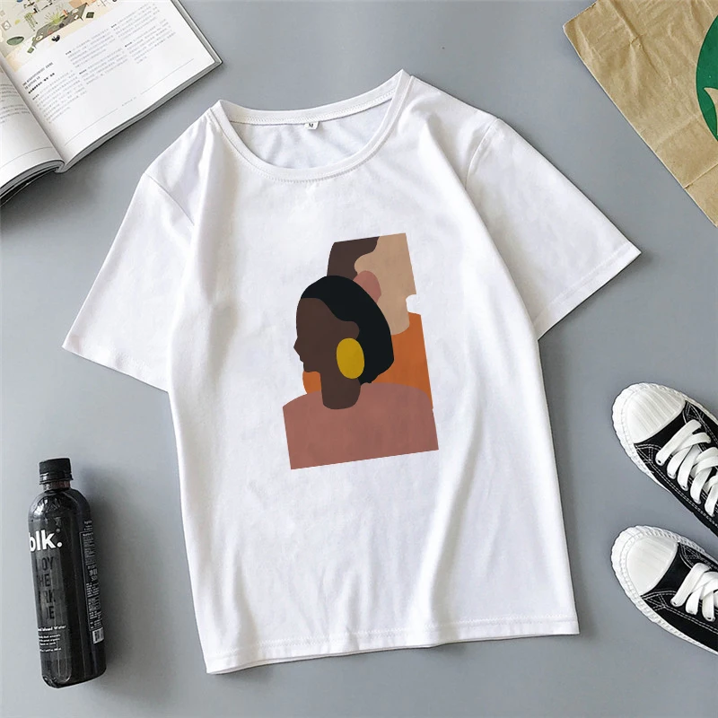 Funny women's white black T-shirt fun print short-sleeved summer dress T-shirt O-neck loose casual fashion women's T-shirt top
Funny women's white black T-shirt fun print short-sleeved summer dress T-shirt O-neck loose casual fashion women's T-shirt top