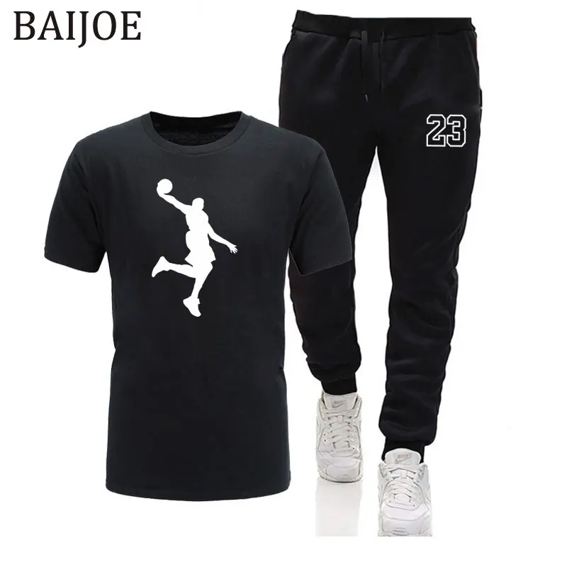 2019 Summer Hot Sale New Tee Fashion 23 Print Men T-Shirt+Jogger pants Top Quality Cotton Casual Short Sleeve T Shirt Men
2019 Summer Hot Sale New Tee Fashion 23 Print Men T-Shirt+Jogger pants Top Quality Cotton Casual Short Sleeve T Shirt Men