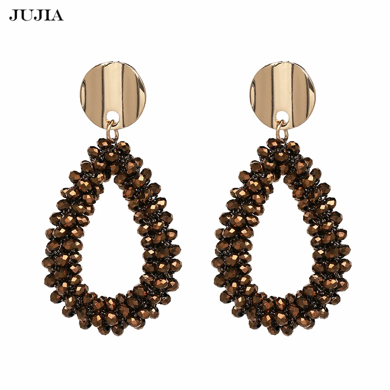 JUJIA Fashion Jewelry Statement Geometric Pendants Dangle Earrings Handmade Resin Beaded Bohemia Earring Women
JUJIA Fashion Jewelry Statement Geometric Pendants Dangle Earrings Handmade Resin Beaded Bohemia Earring Women