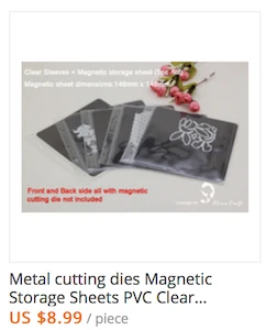 magnetic pad die cut