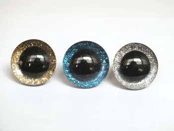 Hot sell color--gold/silver and blue mixed color safety glitter toy eyes--16/18/20/15mm
Hot sell color--gold/silver and blue mixed color safety glitter toy eyes--16/18/20/15mm
