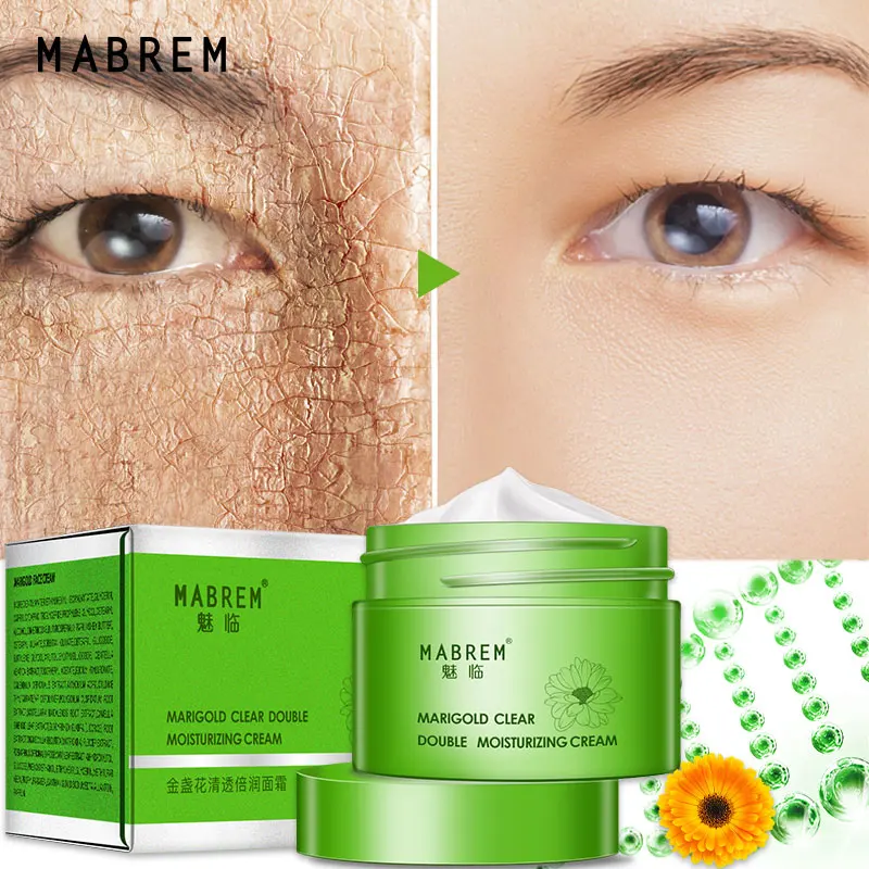 MABREM Calendula Double Moisturizing Cream Anti-Aging Whitening Wrinkle Removal Repair pores Relieves Rough And dry Skin Care
MABREM Calendula Double Moisturizing Cream Anti-Aging Whitening Wrinkle Removal Repair pores Relieves Rough And dry Skin Care