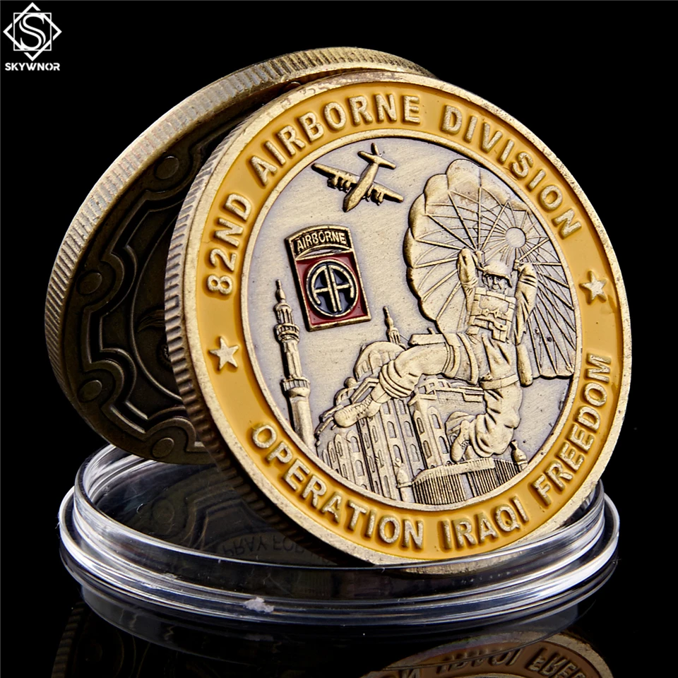 2003 Operation Iraqi Freedom 82nd Airborne Division Saint George Commemorative Challenge Coin Collection Gift
2003 Operation Iraqi Freedom 82nd Airborne Division Saint George Commemorative Challenge Coin Collection Gift