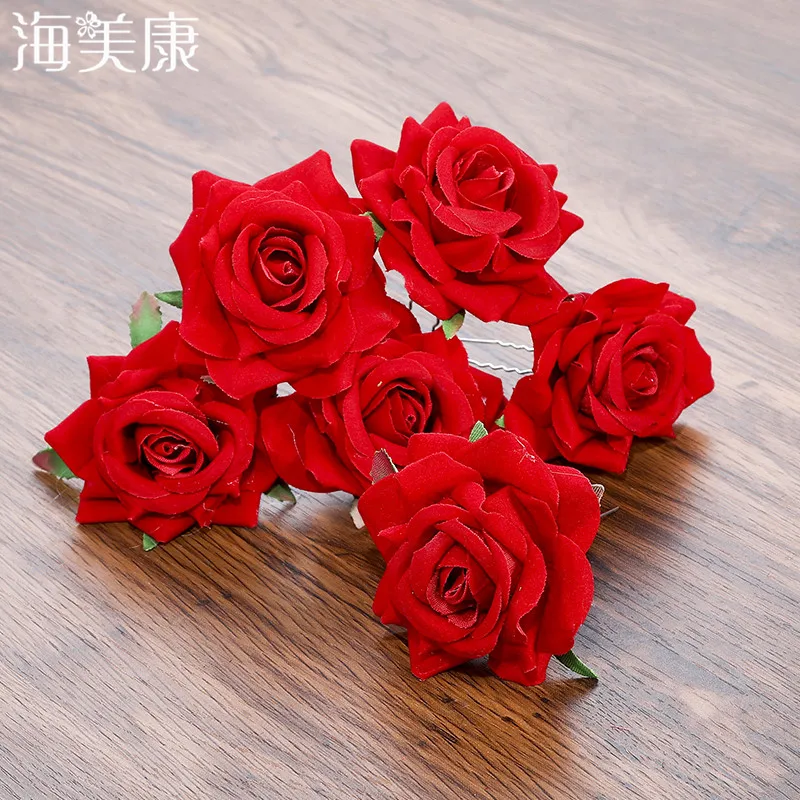 Haimeikang Bride Women Rose Flower Crown Hairband Wedding Hairpin Headdress Flower Girl Hair Accessories 2 PCS
Haimeikang Bride Women Rose Flower Crown Hairband Wedding Hairpin Headdress Flower Girl Hair Accessories 2 PCS