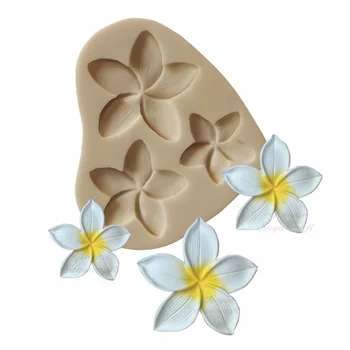 Yueyue Sugarcraft Plumeria Flower silicone mold fondant mold cake decorating tools chocolate gumpaste mold
Yueyue Sugarcraft Plumeria Flower silicone mold fondant mold cake decorating tools chocolate gumpaste mold