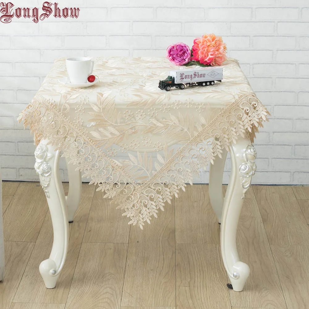 Free Shipping Luxury Gold Color Leaves Pattern Square Pure Organza Embroidered Tablecloth For Banquet Birthday Party
Free Shipping Luxury Gold Color Leaves Pattern Square Pure Organza Embroidered Tablecloth For Banquet Birthday Party