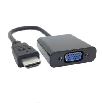 HDMI Male Input to VGA Female Output Video Adapter for TV Projectors Monitor PC Lap top Black
HDMI Male Input to VGA Female Output Video Adapter for TV Projectors Monitor PC Lap top Black