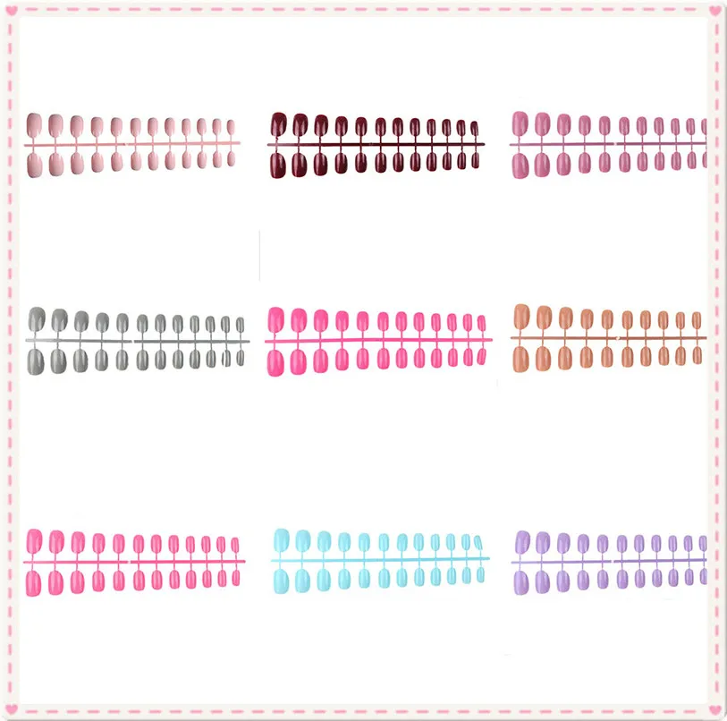 24Pcs Soft Candy Color Full Short Round Nail Tips Oval Head Fake Nails Acrylic False Nail Art Salon Tips With 2g Nail Glue
24Pcs Soft Candy Color Full Short Round Nail Tips Oval Head Fake Nails Acrylic False Nail Art Salon Tips With 2g Nail Glue