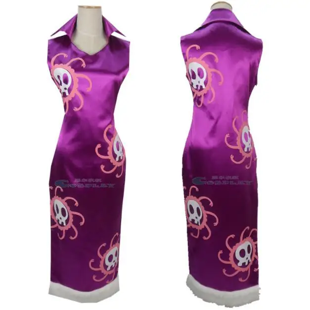 Anime One Piece Cosplay Boa Hancock Cosplay Cheongsam Dress Women Halloween Costume For Party
Anime One Piece Cosplay Boa Hancock Cosplay Cheongsam Dress Women Halloween Costume For Party