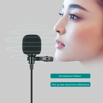 Mini Lapel Lavalier Clip-on Condenser Microphone Mic with Type-C Plug Wire System microphone for Android Smartphone
Mini Lapel Lavalier Clip-on Condenser Microphone Mic with Type-C Plug Wire System microphone for Android Smartphone
