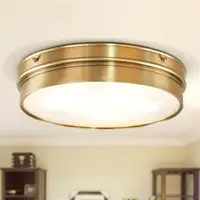 Kitchen vintage Copper ceiling Lamp light fixture Dining Room Bedroom Ceiling lights Restaurant boutiques Commercial Lighting image