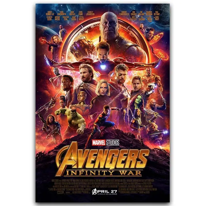 Avengers Infinity War Super Hero Movie Art Silk Poster Print 30x45cm 60x90cm Movie Pictures Poster Living Room Decor
Avengers Infinity War Super Hero Movie Art Silk Poster Print 30x45cm 60x90cm Movie Pictures Poster Living Room Decor