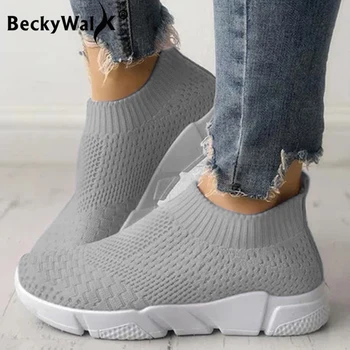 New Fashion Sneakers Women Trainers Vulcanized Shoes Woman Breathable Zapatillas Mujer Slip on Socks Shoes Women's Flats WSH3311
New Fashion Sneakers Women Trainers Vulcanized Shoes Woman Breathable Zapatillas Mujer Slip on Socks Shoes Women's Flats WSH3311