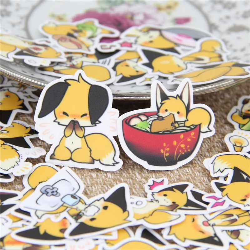40 Pcs/lot Yellow fox Sticker Decal For Phone Car Case Waterproof Laptop Album diary Backpack Kids Toy Stickers
40 Pcs/lot Yellow fox Sticker Decal For Phone Car Case Waterproof Laptop Album diary Backpack Kids Toy Stickers