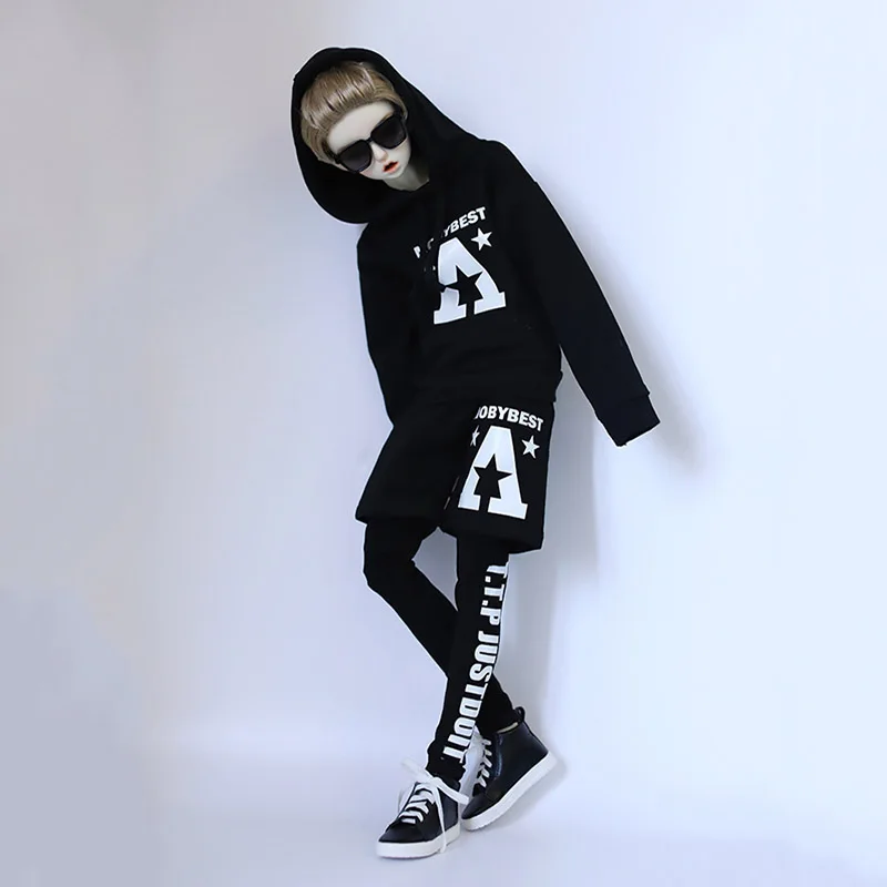 Cateleya 1/3 1/4 1/6 BJD Doll Clothes Black Printed Underwear Sweater Casual Pants First Come Served Limited Sale | Игрушки и хобби