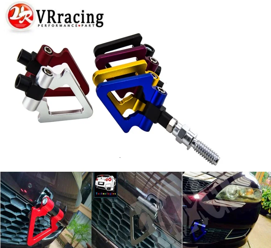 VR RACING - Billet Aluminum Tow Hook Front Rear Alu CNC Triangle Ring Tow Towing Hook For BMW European Car VR009
VR RACING - Billet Aluminum Tow Hook Front Rear Alu CNC Triangle Ring Tow Towing Hook For BMW European Car VR009