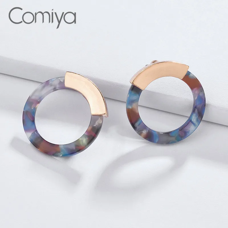 Comiya Fashion Stud Earrings Decoration Circle Acrylic Accessories Ethnic Femme Earring For Women Zinc Alloy Boucle D'Oreille
Comiya Fashion Stud Earrings Decoration Circle Acrylic Accessories Ethnic Femme Earring For Women Zinc Alloy Boucle D'Oreille