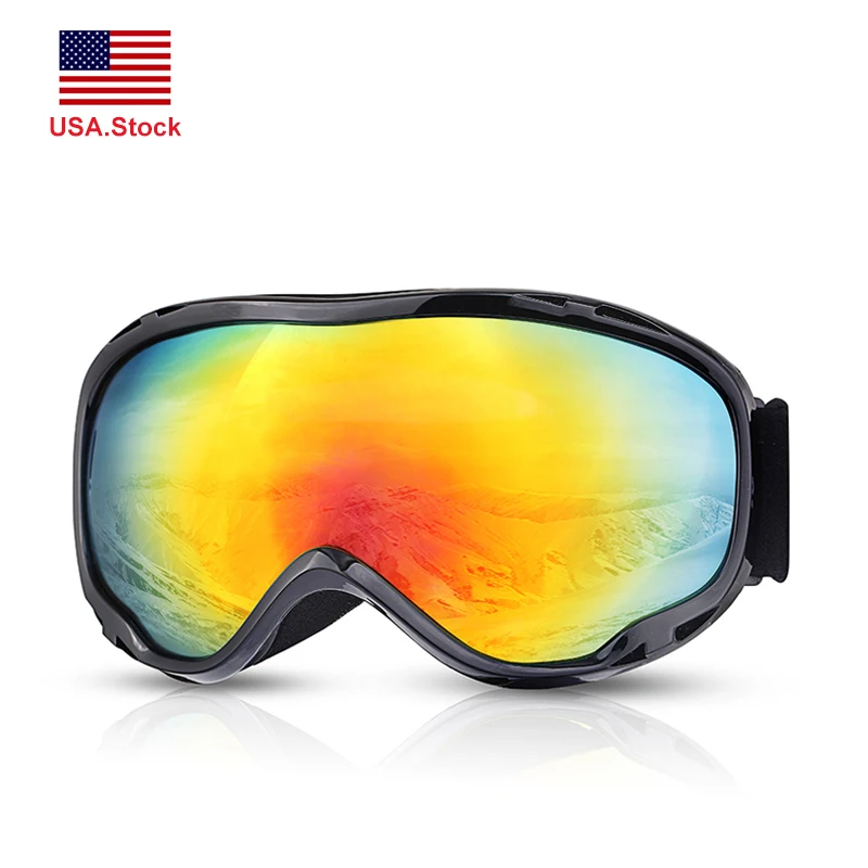Ski Snowboard Goggles Mountain Skiing Eyewear UV400 Protection Double Lens Snowmobile Winter Snow Sport Glasses US.Stock
Ski Snowboard Goggles Mountain Skiing Eyewear UV400 Protection Double Lens Snowmobile Winter Snow Sport Glasses US.Stock