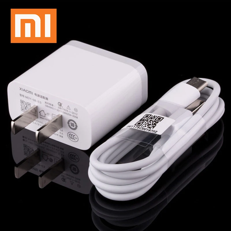 Original Xiaomi Fast Charger QC3.0 12V1.5A Adapter Fast Charge Type C Cable For Mi 9 8 SE 9T 6 A1 A2 Mix F1 Redmi note 7 k20 pro
Original Xiaomi Fast Charger QC3.0 12V1.5A Adapter Fast Charge Type C Cable For Mi 9 8 SE 9T 6 A1 A2 Mix F1 Redmi note 7 k20 pro