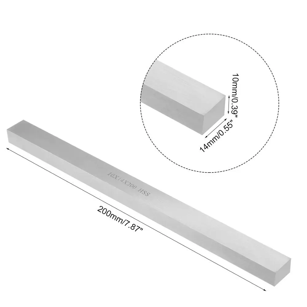 uxcell New Turning Tool Bit HSS Cutter Mill Blank Square Lathe Turning Grinder 200x10x12/14/20/30/35/40/50mm HSS Square Blank
uxcell New Turning Tool Bit HSS Cutter Mill Blank Square Lathe Turning Grinder 200x10x12/14/20/30/35/40/50mm HSS Square Blank