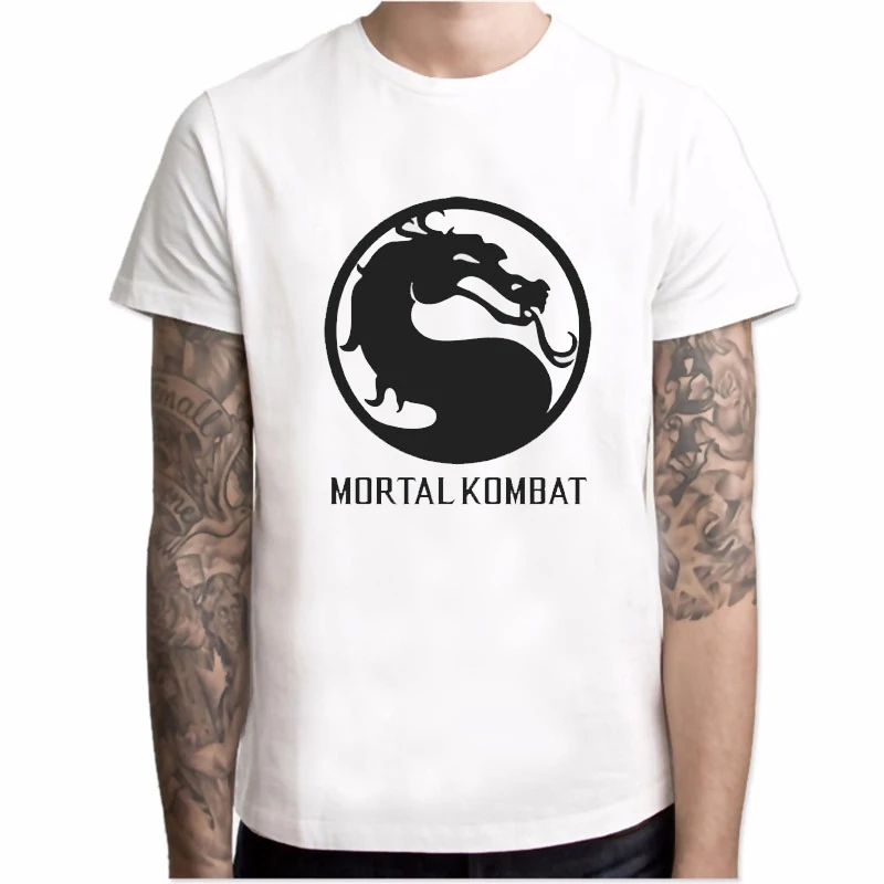 2019 Fashion New T shirt Men Mortal Kombat Printed Short Sleeve O Neck T shirt Summer white Comfortable tee high quality tops
2019 Fashion New T shirt Men Mortal Kombat Printed Short Sleeve O Neck T shirt Summer white Comfortable tee high quality tops