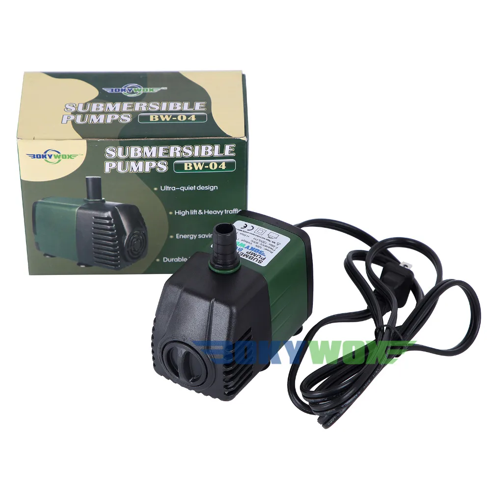 110-120V, 317GPH Submersible Water Pump 10W Fountain Fish Tank Fall Hydroponic with US Plug
110-120V, 317GPH Submersible Water Pump 10W Fountain Fish Tank Fall Hydroponic with US Plug