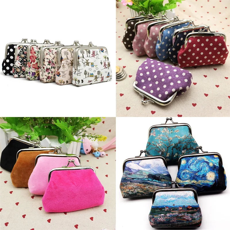 26 Styles Hot Slae Vintage Floral Solid Women Ladies Coin Purse Bag Small Portable Short Wallets Hasp Printing Clutch Money Bag
26 Styles Hot Slae Vintage Floral Solid Women Ladies Coin Purse Bag Small Portable Short Wallets Hasp Printing Clutch Money Bag