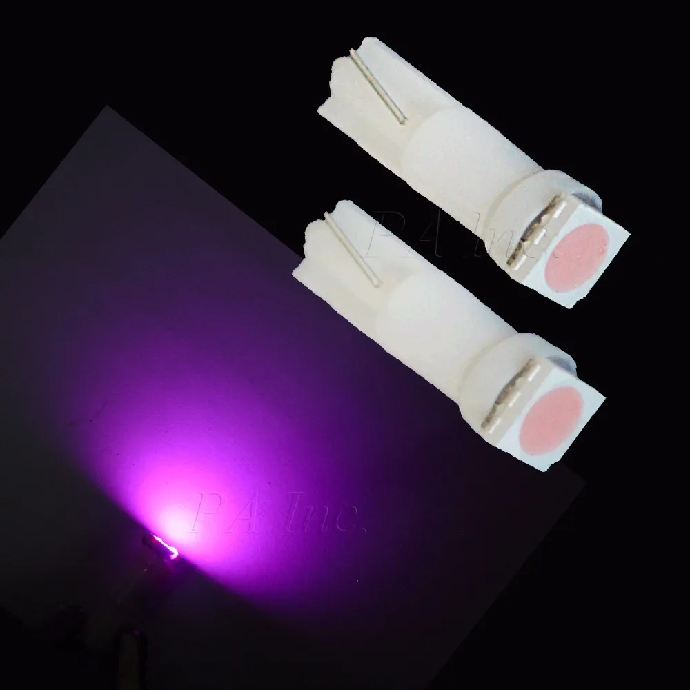 PA LED 10 шт. x приборная панель Калибр светло-синий красный зеленый фиолетовый белый