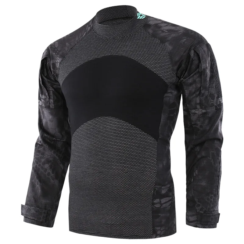 Men Army Green Rip-stop Tactical T Shirts Long Sleeve Camouflage Hiking T-Shirt Autumn Hunting Paintball Clothing
Men Army Green Rip-stop Tactical T Shirts Long Sleeve Camouflage Hiking T-Shirt Autumn Hunting Paintball Clothing