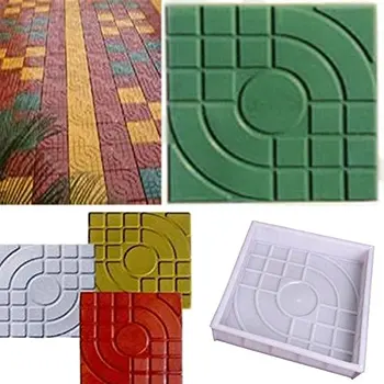 Plastic Pavement DIY Path Maker Paving Tool Cement Brick The Stone Road Paving Moulds Concrete Molds For Garden Decoration
Plastic Pavement DIY Path Maker Paving Tool Cement Brick The Stone Road Paving Moulds Concrete Molds For Garden Decoration