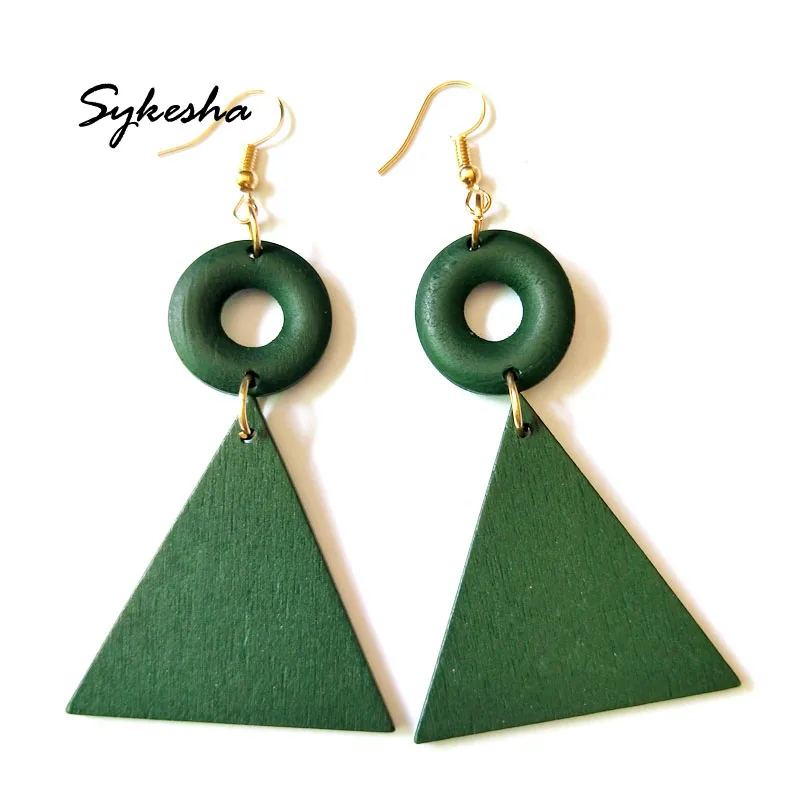 2019 Wholesale Ethnic Geometric Triangle and Round Charm Pendant Wood Earrings Women Hook Wooden Ear Jewelry Drop Shipping
2019 Wholesale Ethnic Geometric Triangle and Round Charm Pendant Wood Earrings Women Hook Wooden Ear Jewelry Drop Shipping