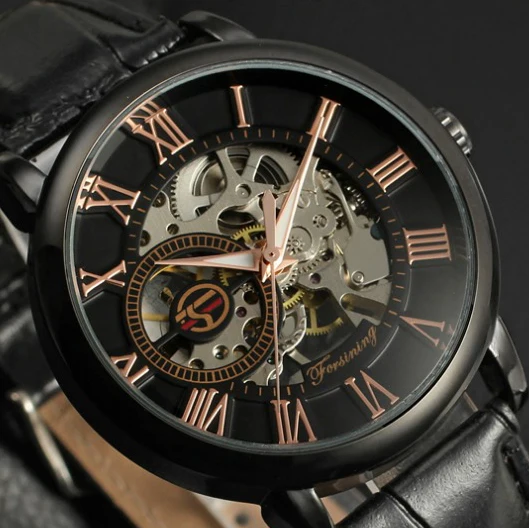 Forsining Black Gold Case Men Watch Leather Hollow Skeleton Watch Automatic Watch Mens Watches Top Luxury Brand Horloges Mannen
Forsining Black Gold Case Men Watch Leather Hollow Skeleton Watch Automatic Watch Mens Watches Top Luxury Brand Horloges Mannen