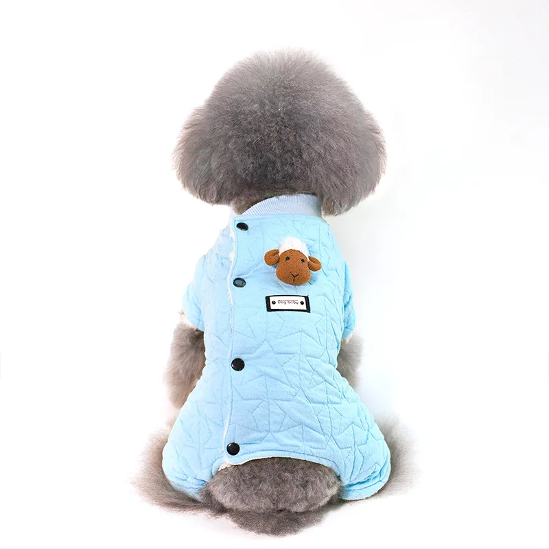 Pet Dog Jumpsuit Winter Dog Clothes Warm Puppy Clothing For Small Dogs Soft Fleece Lining Dog Coat Puppy Outfits 
Pet Dog Jumpsuit Winter Dog Clothes Warm Puppy Clothing For Small Dogs Soft Fleece Lining Dog Coat Puppy Outfits