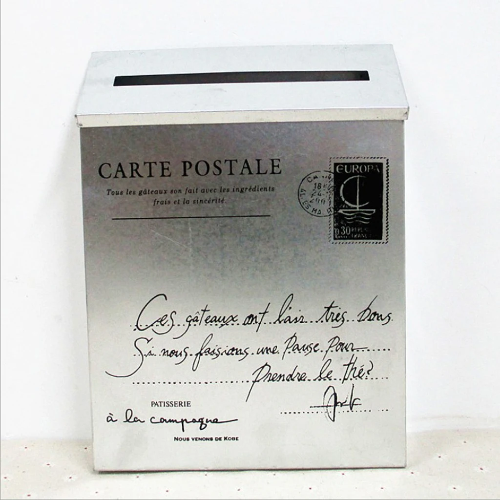 VINTAGE AMERICAN OUTSIDE LETTERBOX LETTER POST MAIL BOX POSTBOX WALL MOUNTS HOME FRONT DOOR