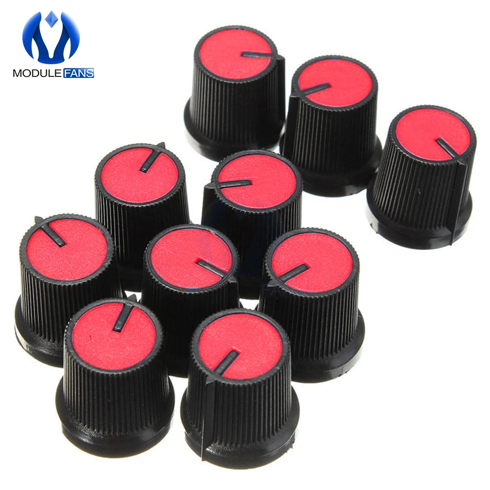 10pcs 6mm Knob Blue Face Plastic For Rotary Taper Potentiometer Hole Volume Control Controller Black CAPS For WH148 RK097G
10pcs 6mm Knob Blue Face Plastic For Rotary Taper Potentiometer Hole Volume Control Controller Black CAPS For WH148 RK097G