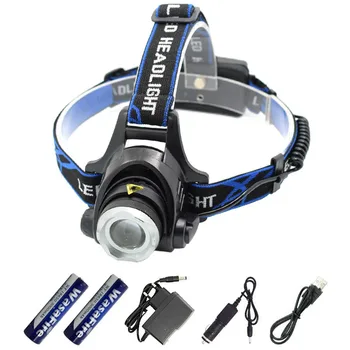 Rechargeable Headlamp LED Headlight 2000 Lumens XM-L T6 Waterproof Zoomable Head Lamp Light 18650 Frontal Flashlight Head Torch
Rechargeable Headlamp LED Headlight 2000 Lumens XM-L T6 Waterproof Zoomable Head Lamp Light 18650 Frontal Flashlight Head Torch
