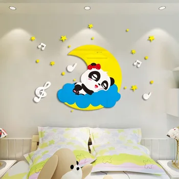 2019 new Cartoon cartoon 3D goodnight bear wall stickers nursery children's room bedroom bedside wall stickers
2019 new Cartoon cartoon 3D goodnight bear wall stickers nursery children's room bedroom bedside wall stickers