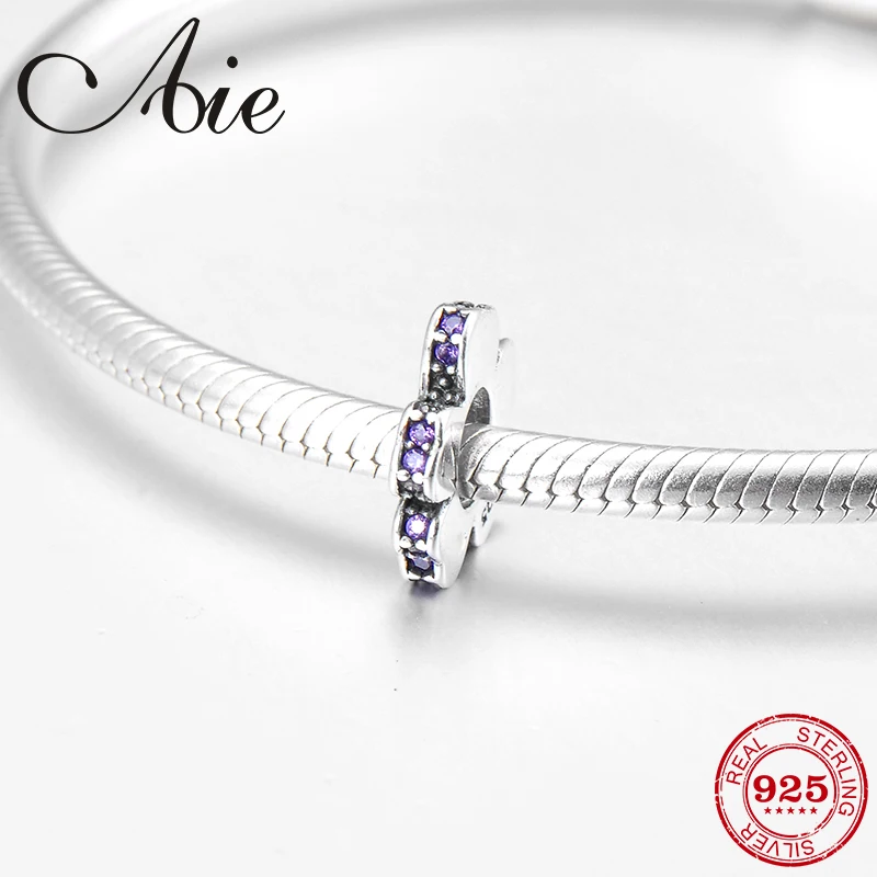 925 Sterling Silver fashion DIY purple CZ flower shape fine spacer Beads Fit Original Pandora Charm Bracelet Jewelry making
925 Sterling Silver fashion DIY purple CZ flower shape fine spacer Beads Fit Original Pandora Charm Bracelet Jewelry making