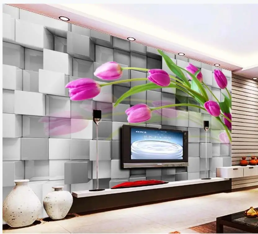 Modern Custom 3D Wallpaper Tulip 3D stereo TV Backdrop Bedroom Photo Wall Paper 3D
Modern Custom 3D Wallpaper Tulip 3D stereo TV Backdrop Bedroom Photo Wall Paper 3D