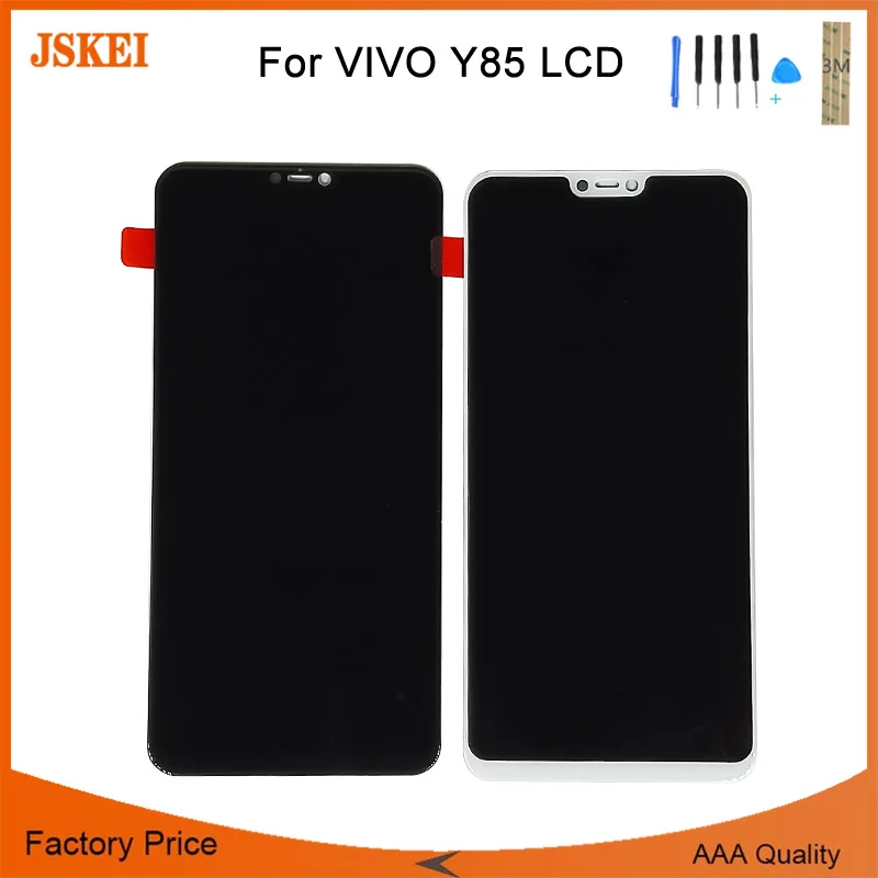 6.26 inch For Vivo Y85 LCD Display with Touch Screen Digitizer Assembly Replacement Part with 3M Sticker Tools Black White
6.26 inch For Vivo Y85 LCD Display with Touch Screen Digitizer Assembly Replacement Part with 3M Sticker Tools Black White