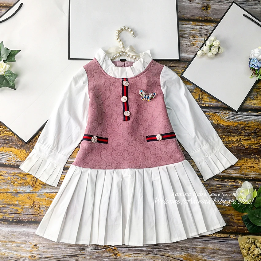 59D Butterfly Brooch Princess Toddler Baby Girl Christmas Dress Winter Fall Party Kid Dress For Girl Wholesale Baby Girl Clothes
59D Butterfly Brooch Princess Toddler Baby Girl Christmas Dress Winter Fall Party Kid Dress For Girl Wholesale Baby Girl Clothes