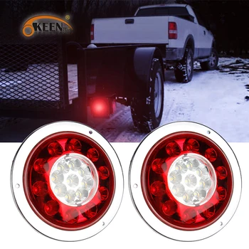 OKEEN 2x Waterproof 12V Truck LED Tail Light Rear Lamp Stop Reverse Safety Indicator Fog Lights for Trailer Truck Car Taillights
OKEEN 2x Waterproof 12V Truck LED Tail Light Rear Lamp Stop Reverse Safety Indicator Fog Lights for Trailer Truck Car Taillights