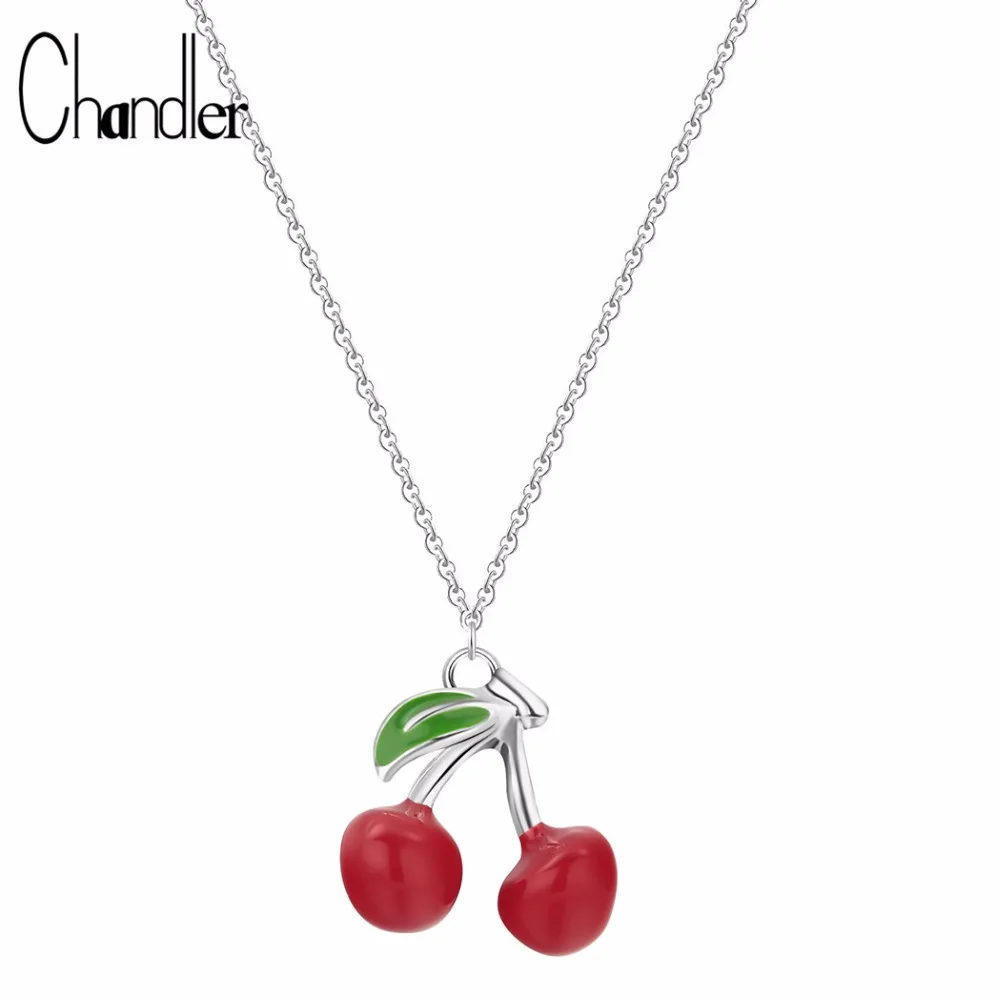 Chandler Cherry Pendant Necklace Cute Korean Fashion Fruit Torque Long Chain Red Enamel Fruit Jewelry OL Party Gift Dropshipping
Chandler Cherry Pendant Necklace Cute Korean Fashion Fruit Torque Long Chain Red Enamel Fruit Jewelry OL Party Gift Dropshipping