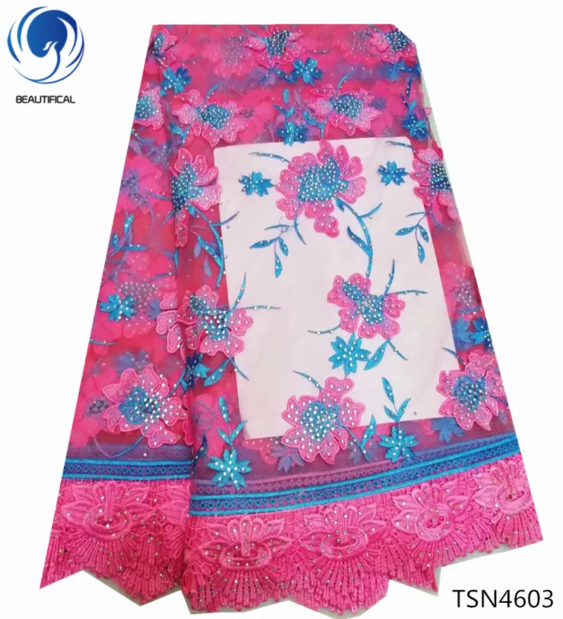 BEAUTIFICAL nigerian lace fabrics New arrival embroidery flowers beads tulle mesh lace with stoens 5yards french net lace TSN46
BEAUTIFICAL nigerian lace fabrics New arrival embroidery flowers beads tulle mesh lace with stoens 5yards french net lace TSN46