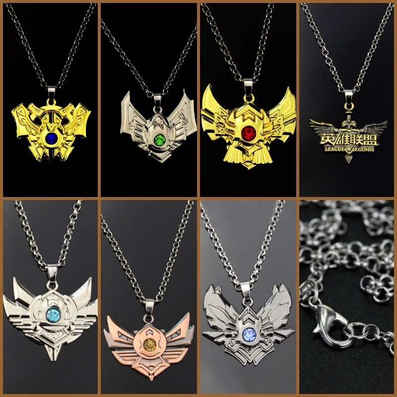 Game LOL Necklace League 7 Rank Pendant Fashion Legends hero Necklaces boy Gift Jewelry Accessories
Game LOL Necklace League 7 Rank Pendant Fashion Legends hero Necklaces boy Gift Jewelry Accessories