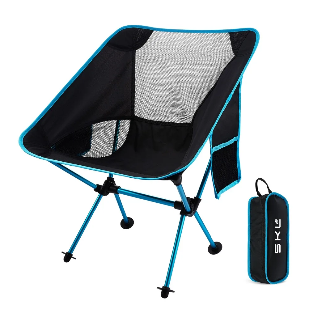 SKL Folding Chair Lightweight & Durable Aluminum Alloy Frame Seat with Carry Bag Case Perfect for Outdoor Hiking Camping Beach
SKL Folding Chair Lightweight & Durable Aluminum Alloy Frame Seat with Carry Bag Case Perfect for Outdoor Hiking Camping Beach