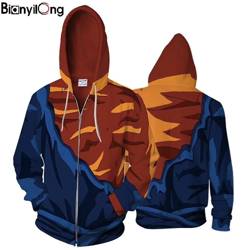 Women/Men Loose Hooded Sweatshirt Zipper Outerwear Harajuku Anime Dragon Ball Super Saiyan Goku Vegeta 3D Hoodies Hoodie tops
Women/Men Loose Hooded Sweatshirt Zipper Outerwear Harajuku Anime Dragon Ball Super Saiyan Goku Vegeta 3D Hoodies Hoodie tops