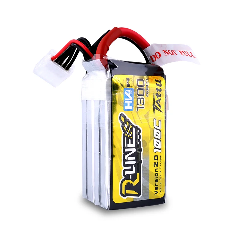 Tattu R-Line Version 2.0 1300mAh 100C 4S 15.2V High Voltage LiHV Lipo Battery XT60 Plug 250 size 3D FPV Racing Drone Quadcopter
Tattu R-Line Version 2.0 1300mAh 100C 4S 15.2V High Voltage LiHV Lipo Battery XT60 Plug 250 size 3D FPV Racing Drone Quadcopter