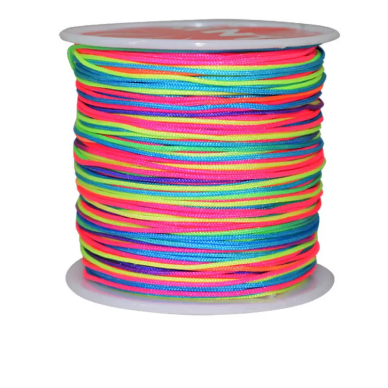 2 Color 45m/Spool 0.8MM multi color Nylon Cord Thread Cord DIY Rope Bead Necklace Shamballa Bracelet Jewelry Making Accessories
2 Color 45m/Spool 0.8MM multi color Nylon Cord Thread Cord DIY Rope Bead Necklace Shamballa Bracelet Jewelry Making Accessories