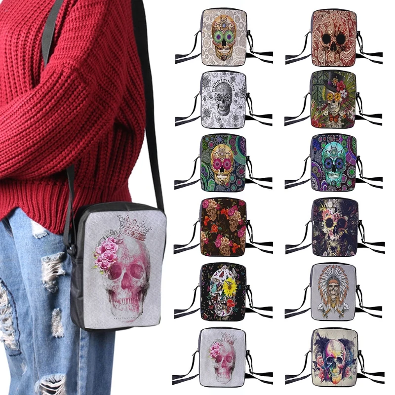 Punk skull backpack Fashion 966 Skull Hiking Bag Small Messenger Backpacks Crossbody Purse Casual
Punk skull backpack Fashion 966 Skull Hiking Bag Small Messenger Backpacks Crossbody Purse Casual